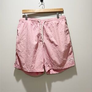 PACSUN Men’s Swim Pacific Sunwear Los Angeles Pink Swim Trunks Size Large